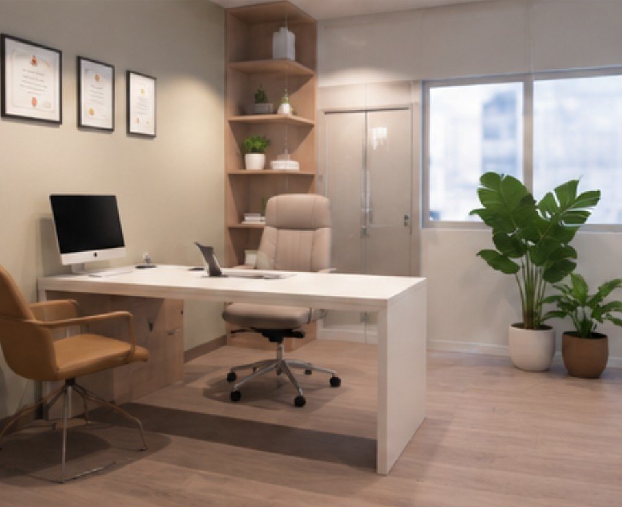 Consultation room at Dr. Deepali Tukaye's cardiology practice
